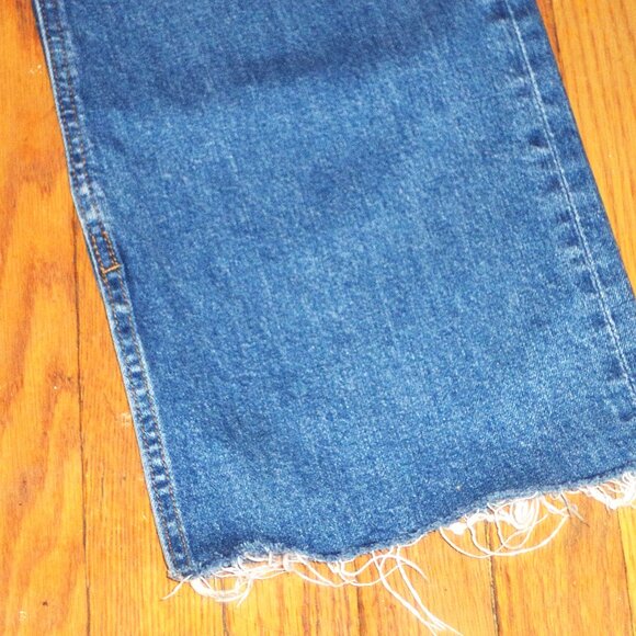 NWOT! Primark Women’s High Waisted Wide Leg Blue Denim Jeans, Sz.8 - Picture 3 of 6